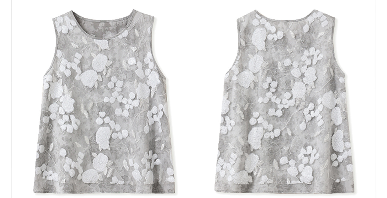 Bộ vest nữ phong cách Trung Quốc mới mùa hè 2026, thêu sequin, chân váy ngắn và áo vest — Chân váy màu trắng be, Chân váy đen cao cấp, Gilê đen cao cấp, Gi lê màu trắng be chi tiết 45
