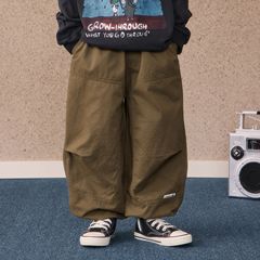 2025秋季童装新款儿童洋气贴标休闲长裤男中大童宽松百搭工装裤潮