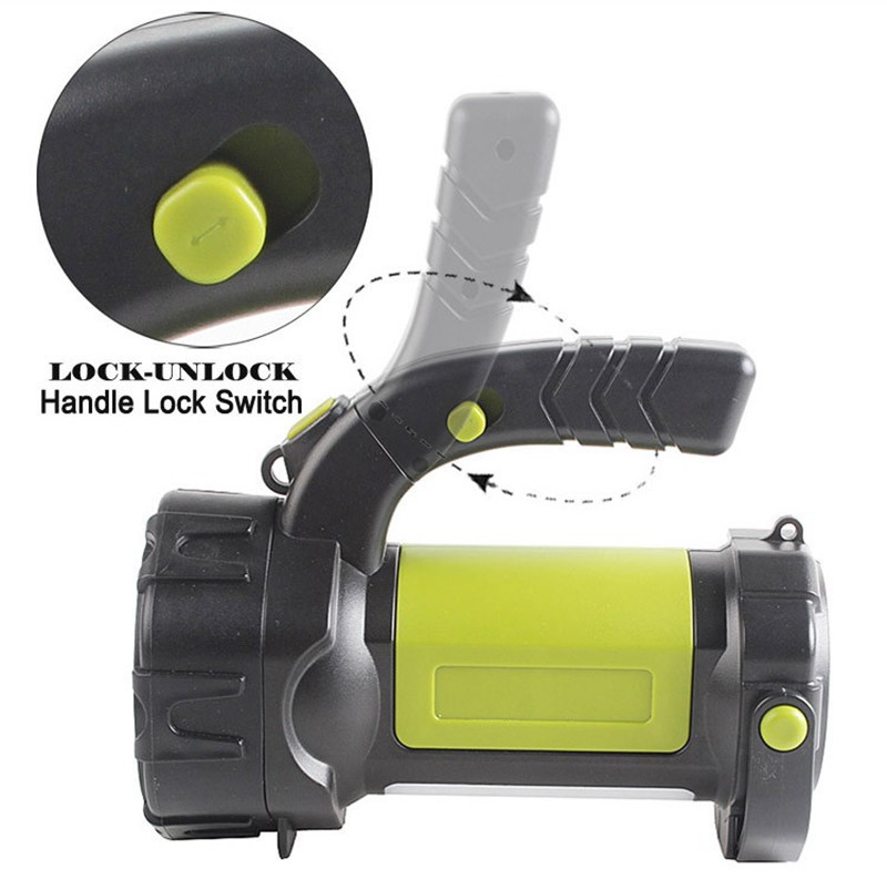 New With Warning Red Work Light, Handheld USB Flashlight, Outdoor Light_voghion.com