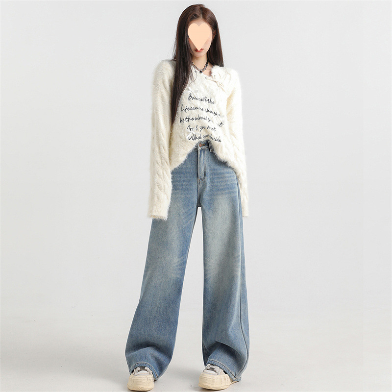 Light blue-trousers (regular style)