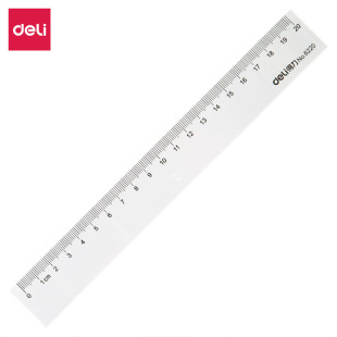 Deli plastic ruler 6220 6230 6240 6250 6260 ruler drawing measurement transparent ruler