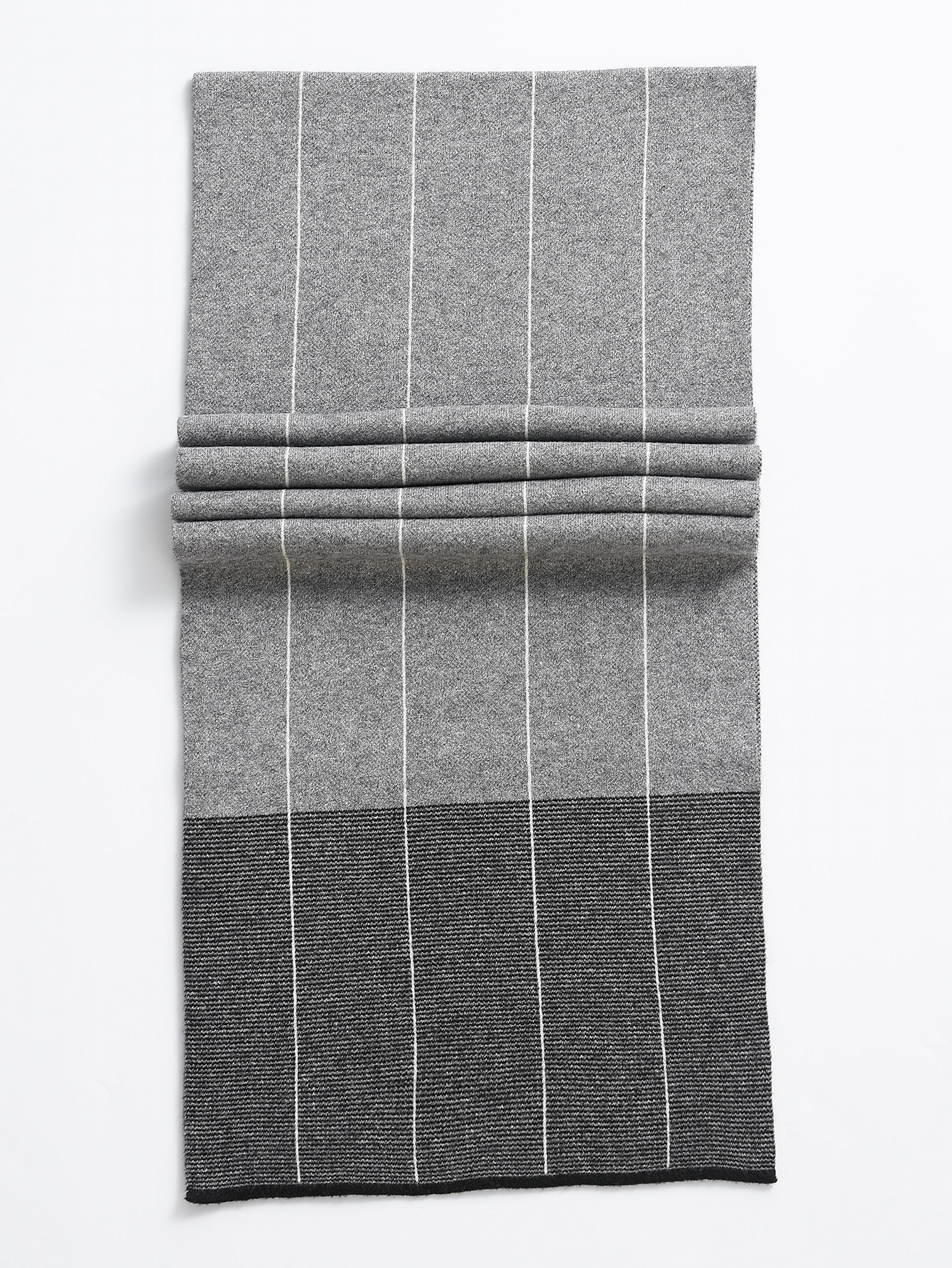 Knitted Scarf For Men Striped Warm Thick Neck Accessory_voghion.com