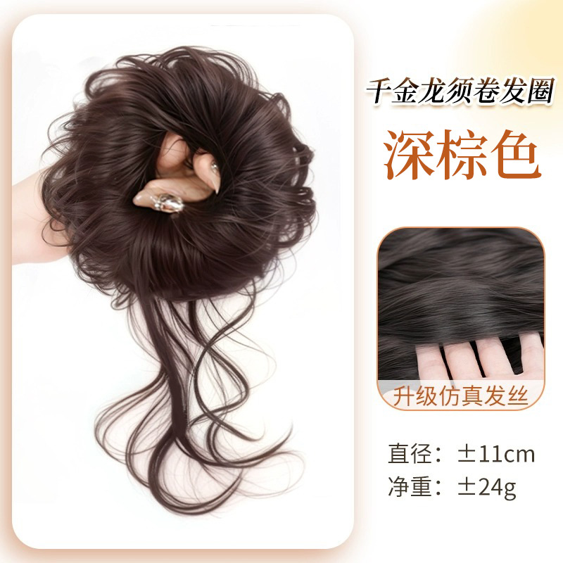 새로운 중국식 드래곤 비어드 볼 헤드 [다크 브라운]