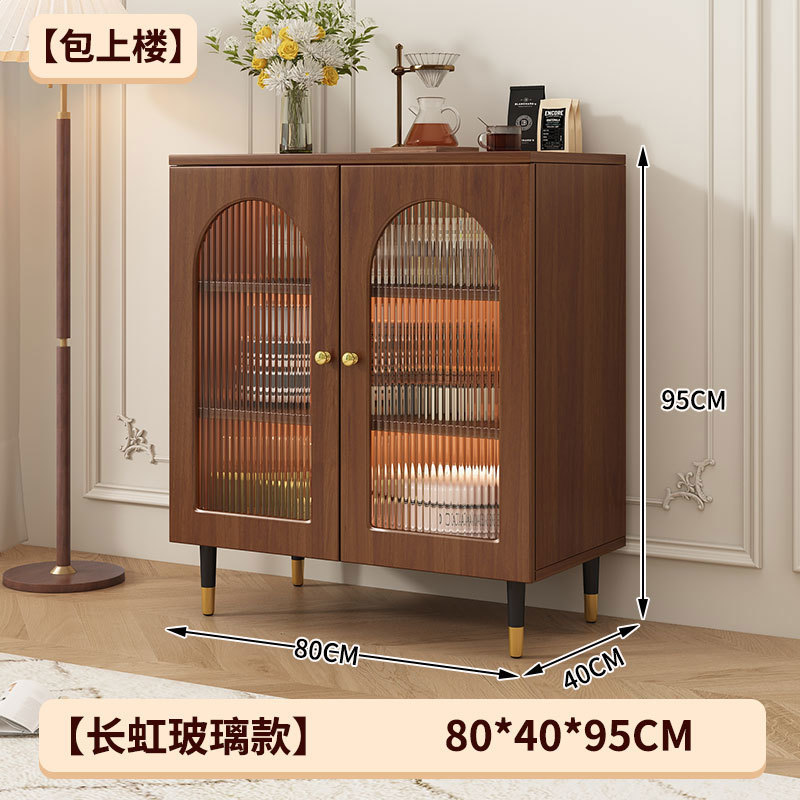 Gabinete de comedor moderno y simple, armario de almacenamiento de caña de viento, sala de estar, armario de té de cocina doméstica, armario de viento