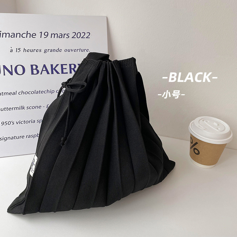 Corea del Sur Dongdaemun nicho bolso arco iris bolso plegable bolso de hombro de punto bolso de mano