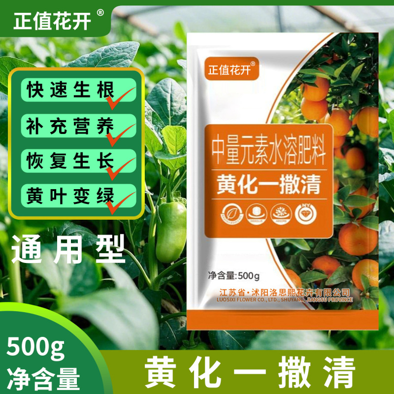 黄化一撒清果樹黄花撤去専用薬除去微量元素水溶肥改善葉黄化転緑霊|undefined