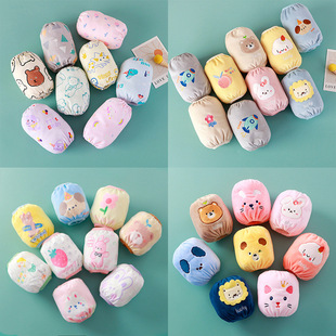 Wholesale In-Stock Children's Arm Sleeves, Baby Protective Sleeves, Anti-Stain, Warm Sleeves, Waterproof Cartoon Sleeves for Children Aged 0-6
