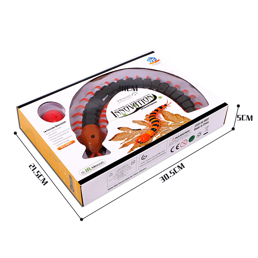 Simulación transfronteriza de infrarrojos eléctrico de control remoto de simulación de juguete de inducción ratón araña Cobra parodia truco de juguete