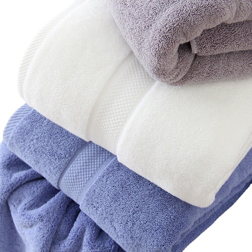 Factory wholesale Class A thickened large bath towel pure cotton bath towel 80*160 800g five-star hotel bath towel logo