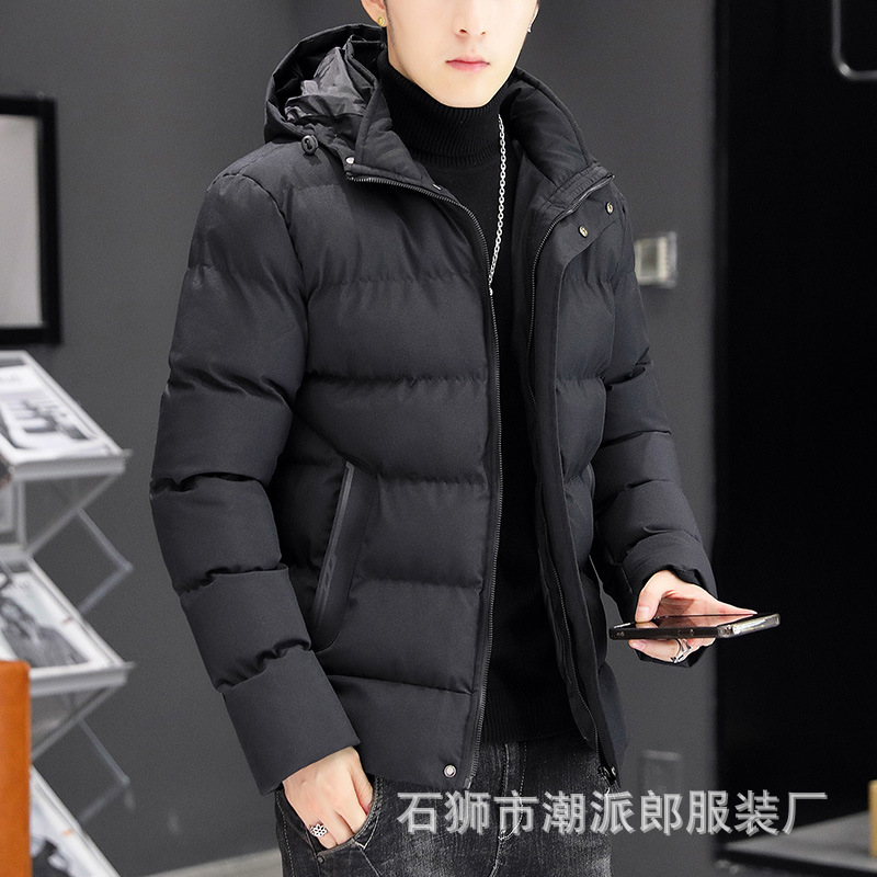 2022 nuevos hombres de invierno de algodón acolchado abrigo de invierno de los hombres de estilo coreano cálido abrigo de algodón acolchado de los hombres guapo moda casual
