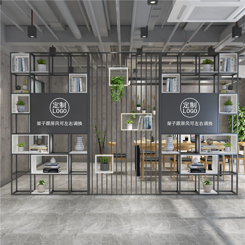 Железное искусство минималистичный экран полки книжные полки