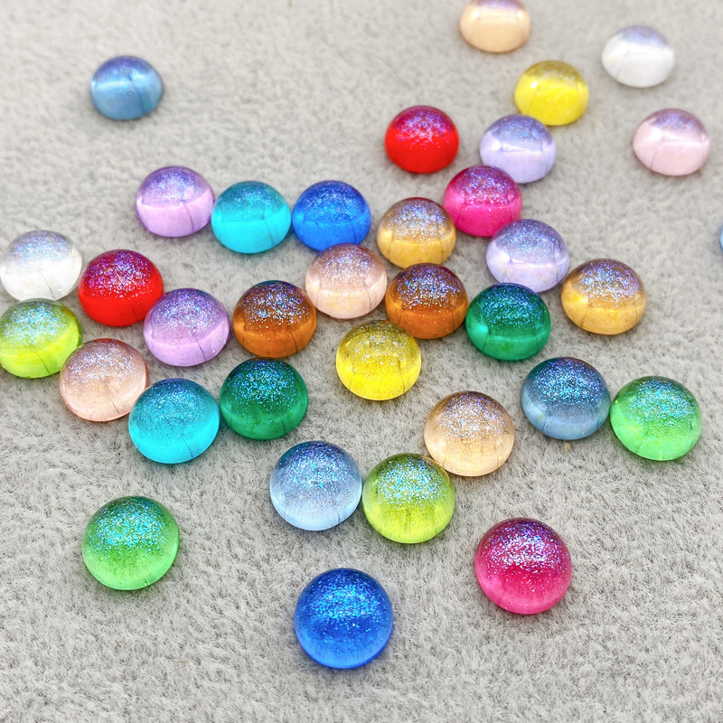 Factory new resin ring face starry sky galaxy color solid color transparent round interface denier earrings inlaid handmade Factory new resin ring face starry sky galaxy color solid color transparent round interface denier earrings inlaid handmade