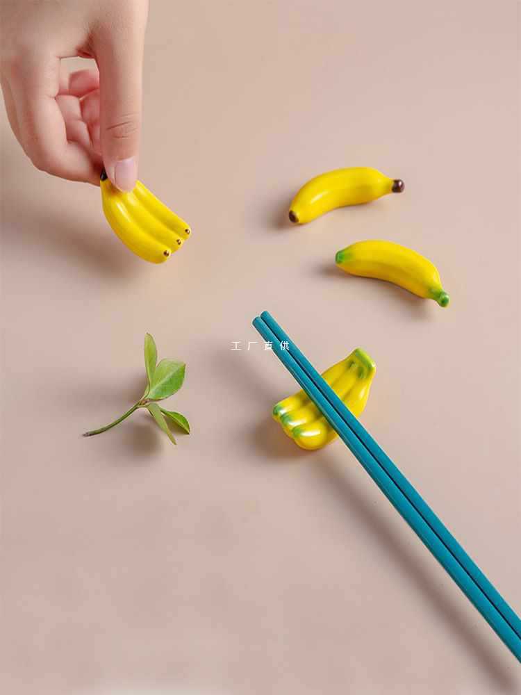 A5L Ceramic Chopstick Rest Cute Shaped Chopstick Holder Chopstick Stand Spoon Rest Storage Stand Pen Rest Pen Holder Chopstick