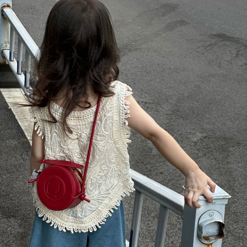 Bolsas de estilo coreano para niños y niñas, bolsas de hombro de moda de color sólido, mini bolsas para niños, nuevas bolsas de comercio exterior transfronterizas para niños