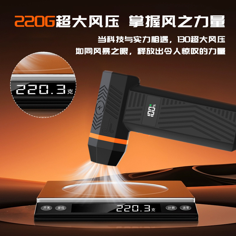 国境を越えた新製品 14万回転暴力ファン タービン照明 キャンプ暴力ファン 高速多機能ハンドヘルドファン|undefined