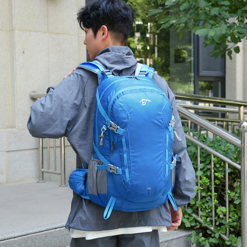 跨境户外登山包男徒步运动休闲旅行背包大容量简约质感学生双肩包|undefined