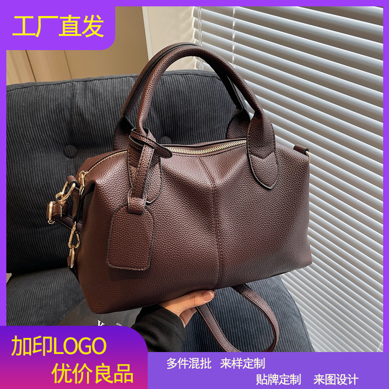 Wholesale Popular Casual Retro Commuter Style Simple Women's Portable Tote Bag Versatile High-End Shoulder Crossbody Bag