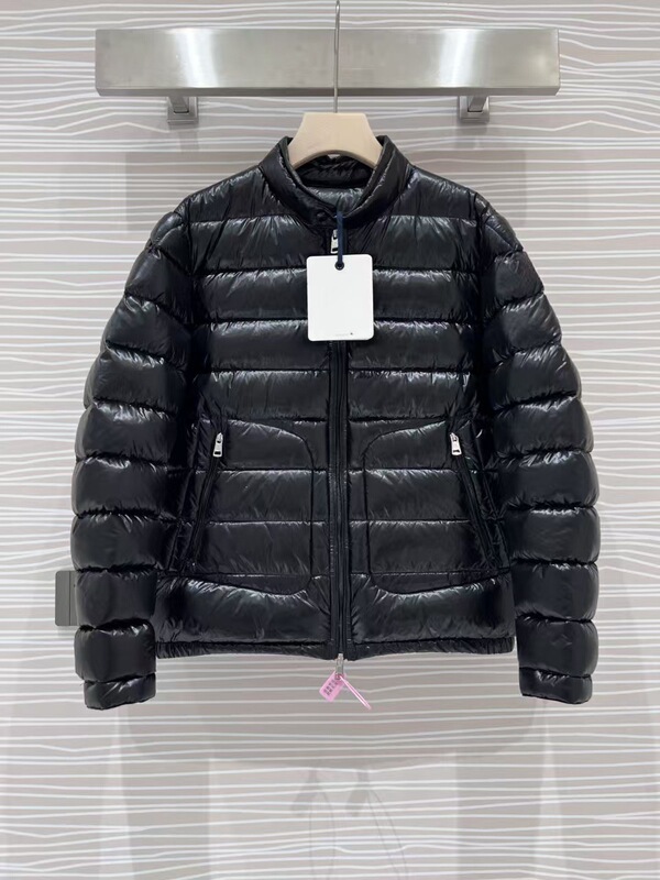 Acorus Lightweight Men's Short Hooded down Jacket Men's Thin Stand-Up Collar Winter Coat 06