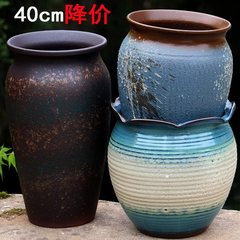 粗いセラミック植木鉢ベニヤガーデンハイポット陶器ポット卸売大型緑植物盆栽バラ大口径