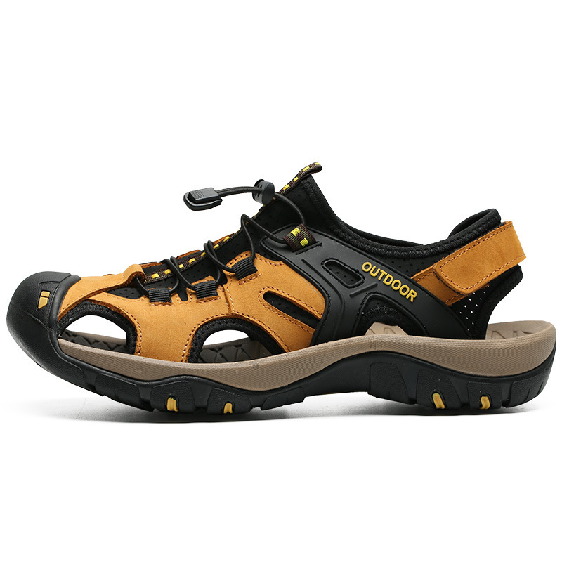 7239-1 Cross-Border Large Size Outdoor Beach Sandals Genuine Leather Men's Breathable Men's Sandals 7239-1 Cross-Border Large Size Outdoor Beach Sandals Genuine Leather Men's Breathable Men's Sandals