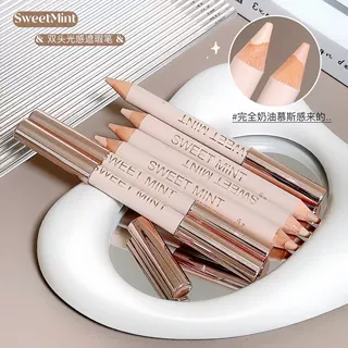 SWEET MINT双头光感遮瑕笔自然遮盖面部痘印黑眼圈立体修容遮瑕笔