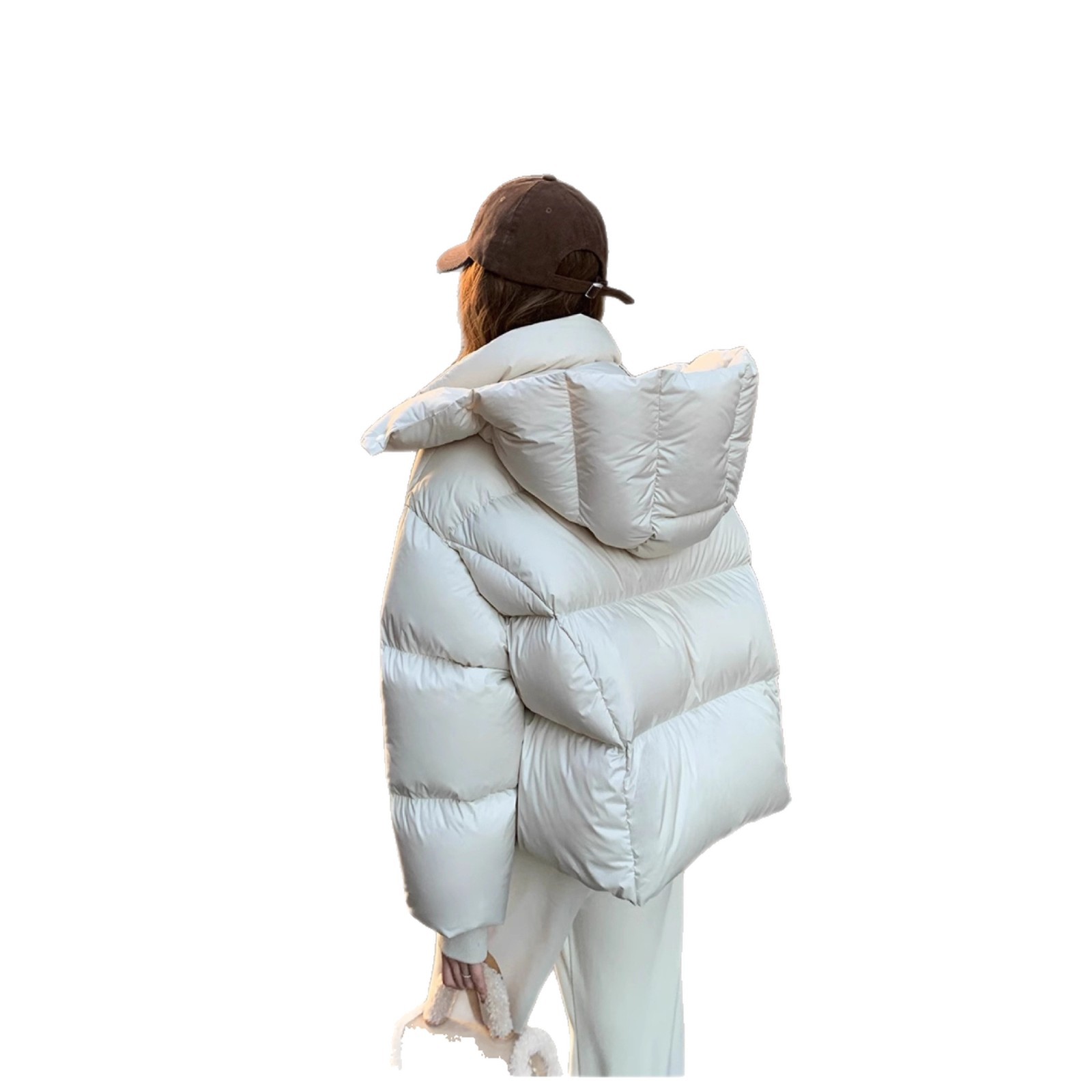 Comercio exterior transfronterizo invierno nuevo tipo de ropa de algodón de pluma de mujer engrosada moda coreana de diseño relajado sensación de ropa de pan casual