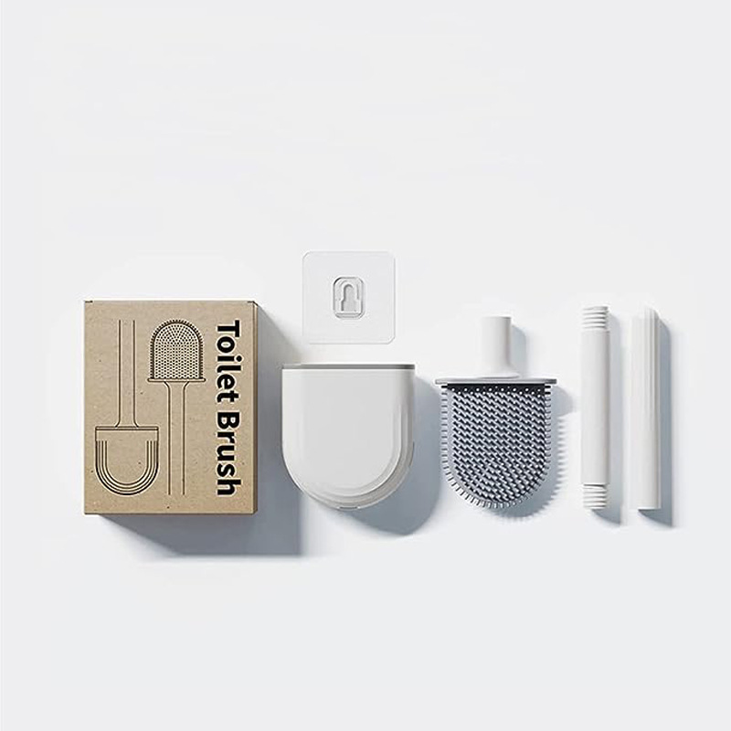 Venta caliente transfronteriza Cepillo de baño desmontable Cepillo de baño con base Pared TPR cepillo de limpieza Temu generación pelo