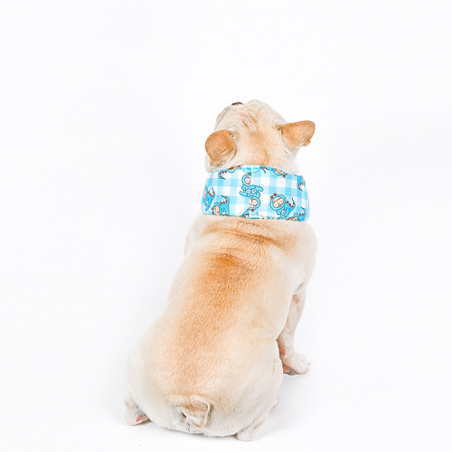 Manufacturer pet cooling scarf dog summer cooling ice scarf cooling supplies French Dou Corgi ice pack to prevent heatstroke