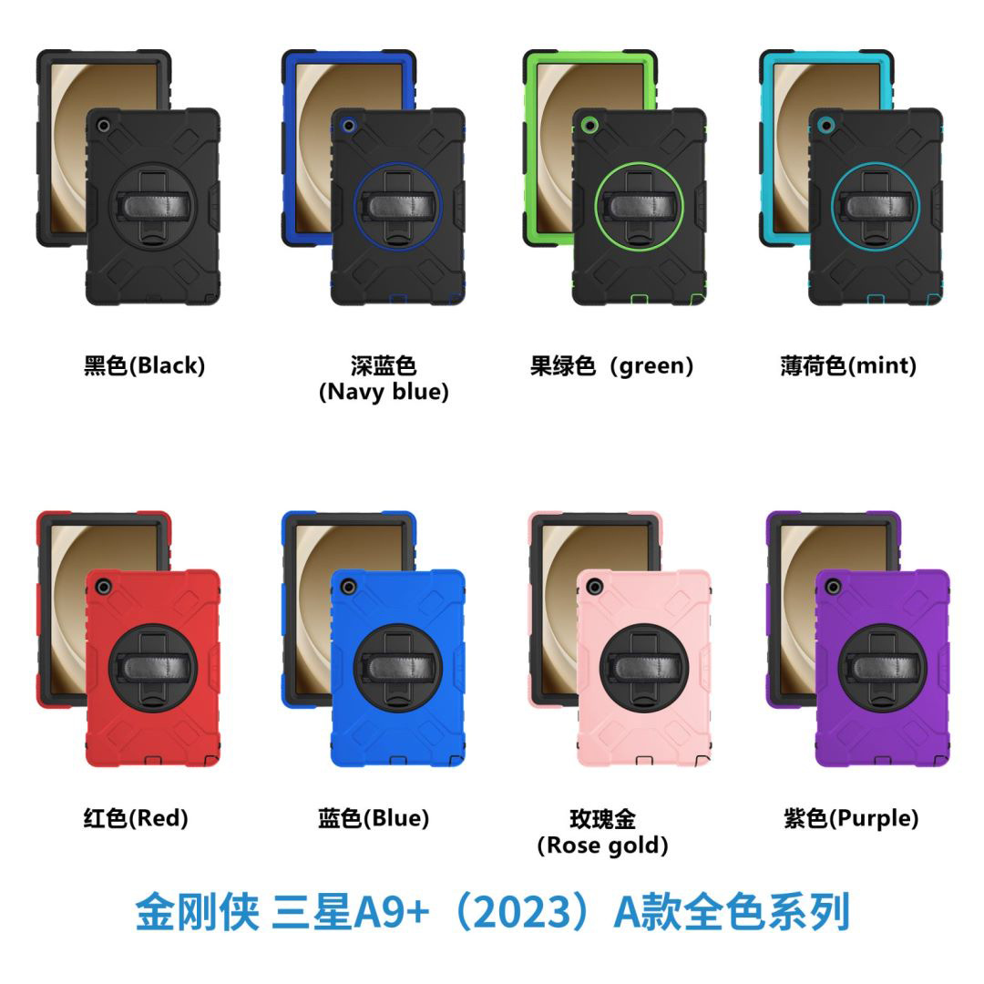 Aplicable a la funda protectora de la tableta de Apple Samsung con la caja protectora de la tableta del silicón air5 DE LA anti-caída de la ranura tres de la pluma con el soporte