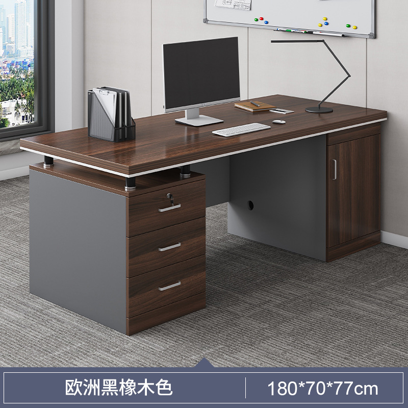 Mesa y silla de personal personal personal mesa de oficina de finanzas mesa de personal mesa de jefe mesa de escritorio doméstico mesa de ordenador