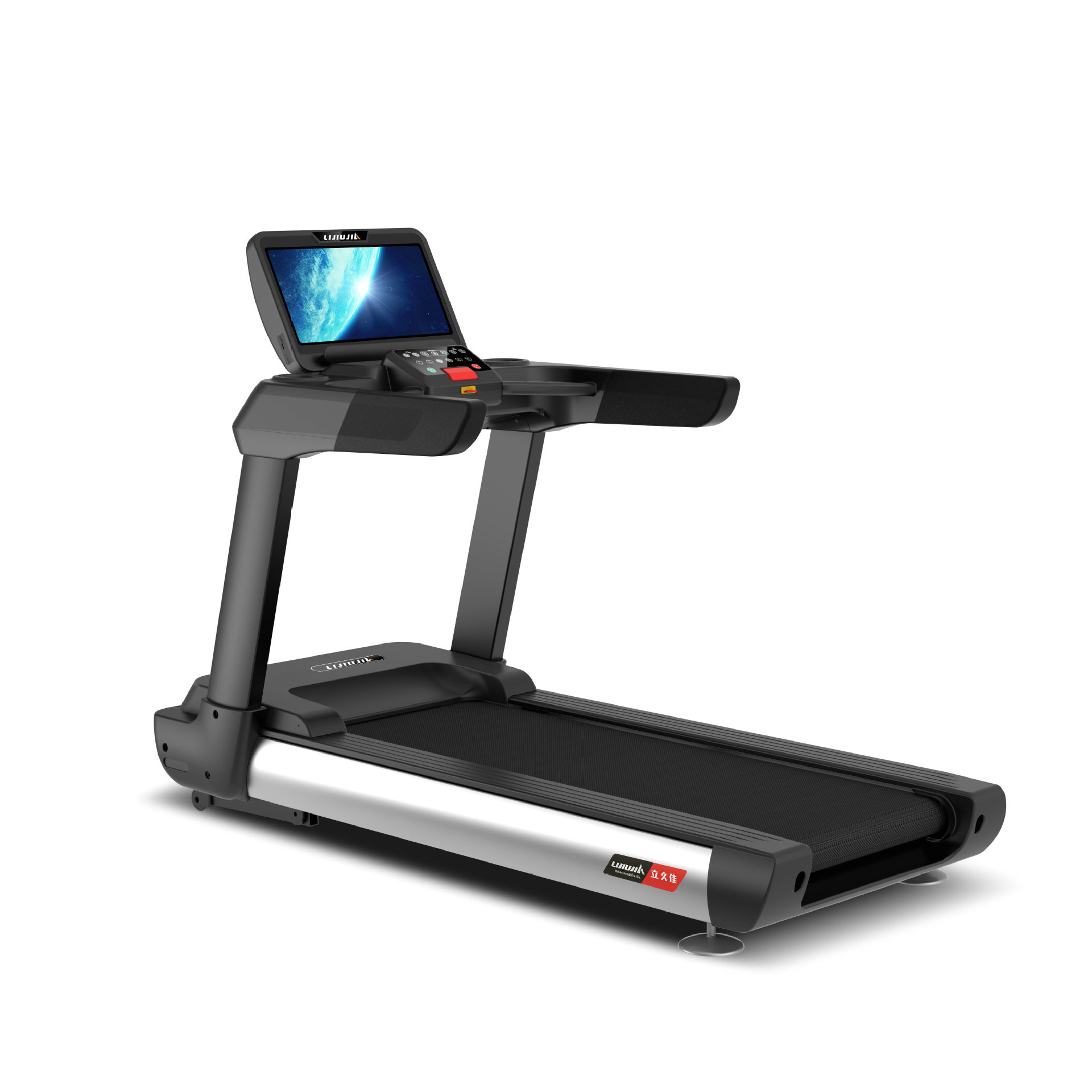 Caminadora eléctrica inteligente Lijiuji 6000S, equipo deportivo multifuncional para interiores, de uso comercial, para ejercicios aeróbicos.