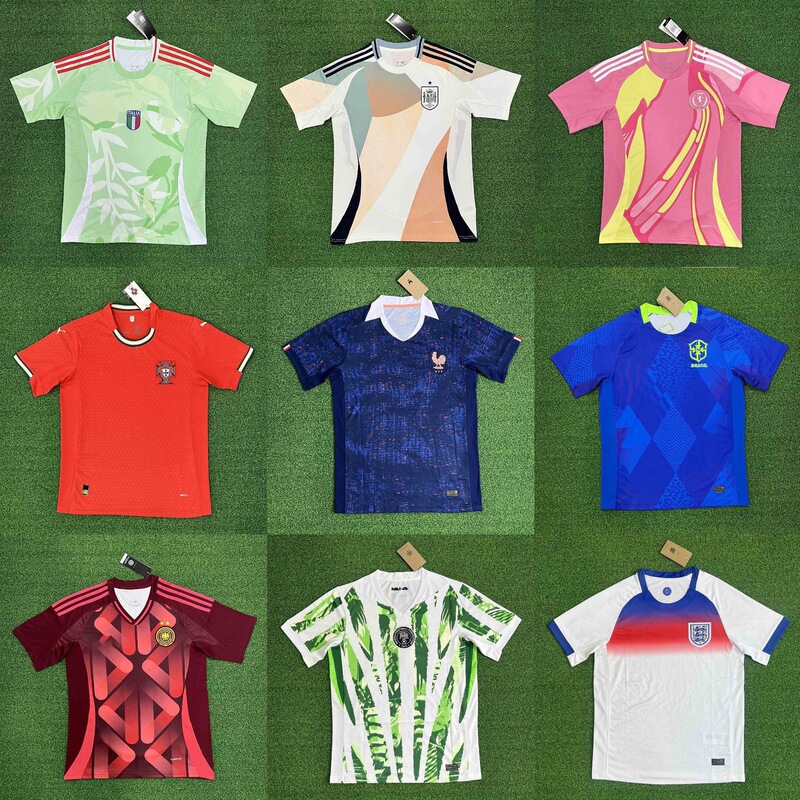 2526 National Team Football Uniform European Cup England Germany Germany Spain Portugal Brazil Korea Jersey