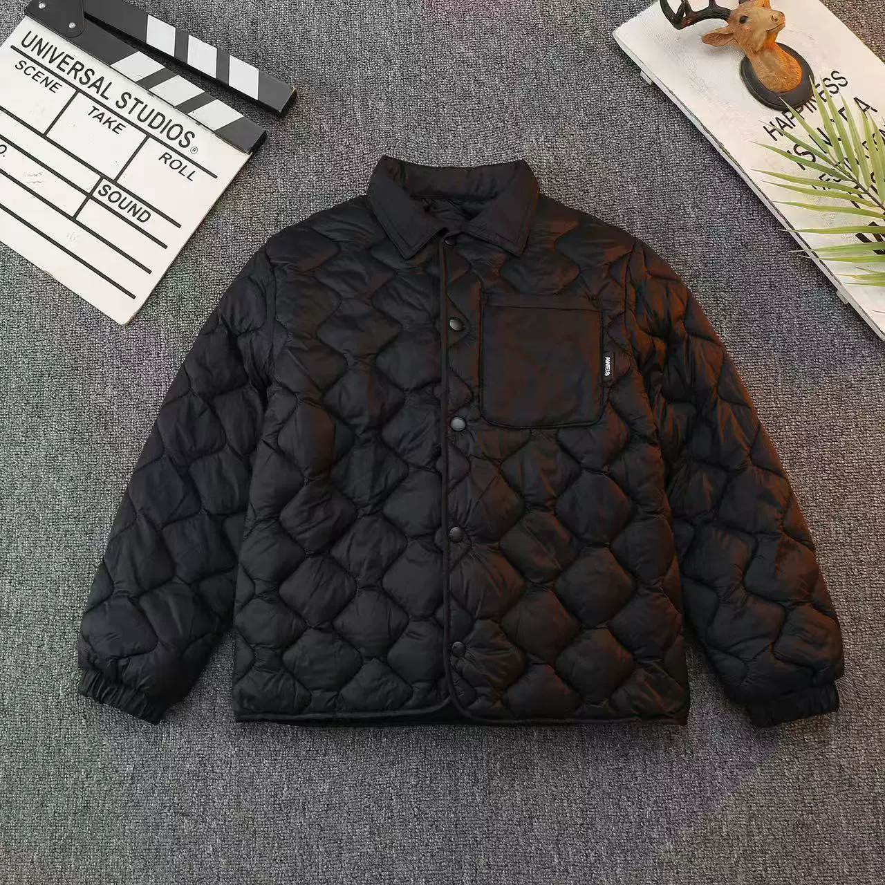 儿童羽绒棉内胆短款西装领男童女童宝宝棉服秋冬棉衣内搭校服神器