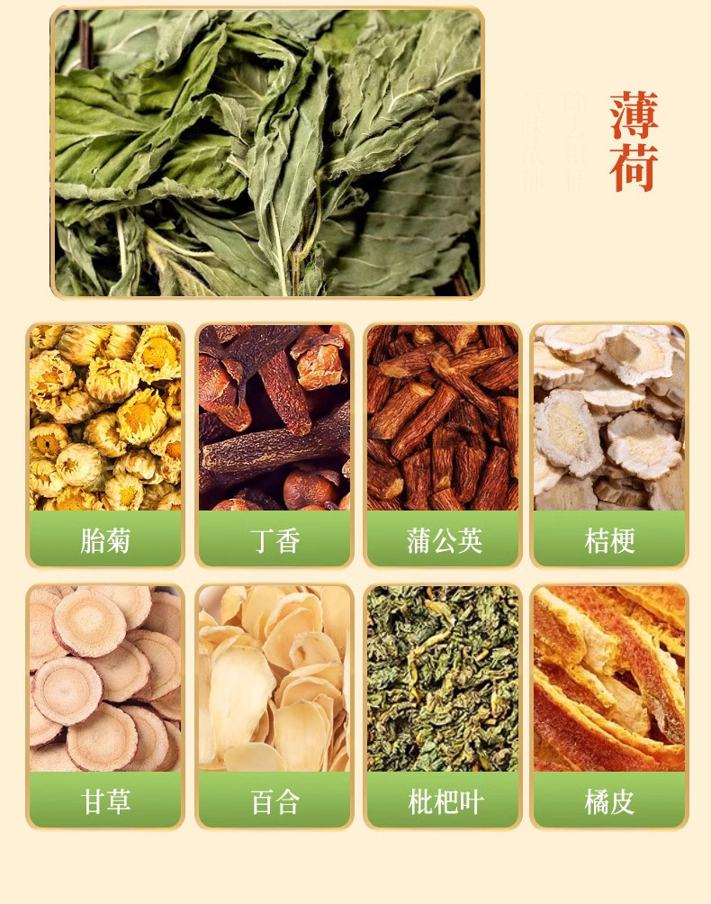 Mint Herbal San Qing Tea 100g 20 Teabags Dandelion Chrysanthemum Goji Cassia Wellness Tea key features