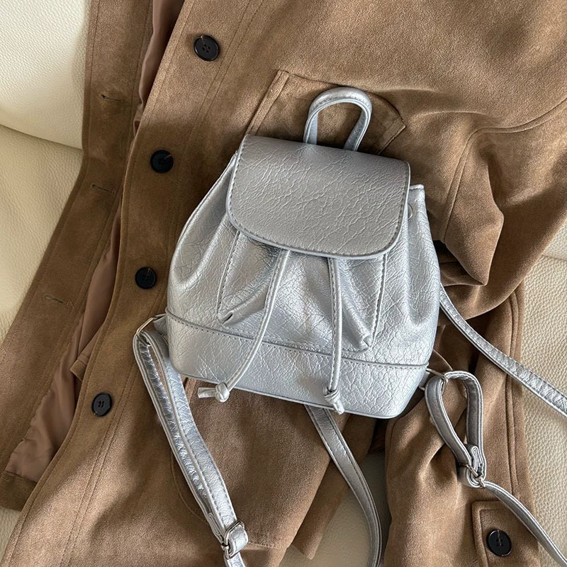 One‑shoulder mini backpack shoulder bag, adjustable strap, 19×9×19 cm, 0.35 kg