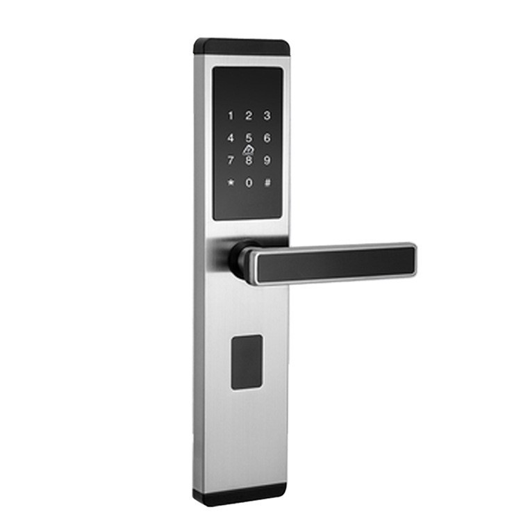 酒店防盗门电子密码公寓刷卡智能门锁出租民宿公寓不锈钢电子密码