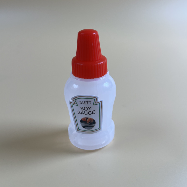 食品級ミニポータブルソース瓶ケチャップ押出瓶弁当用サラダ醤油分注瓶ペットボトル|undefined