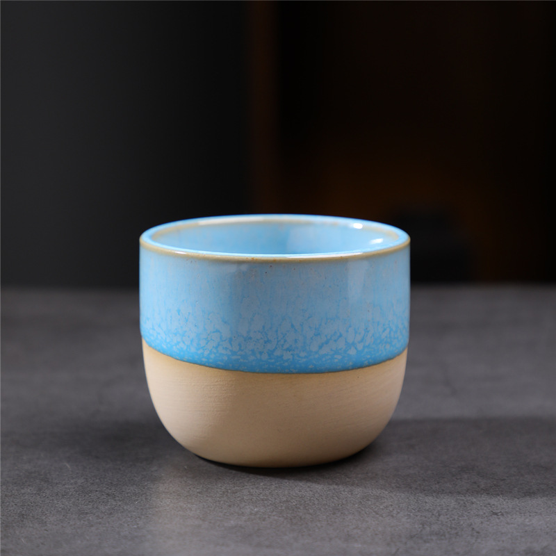431-A 2단 컬러 텀블러-스카이블루 120ml