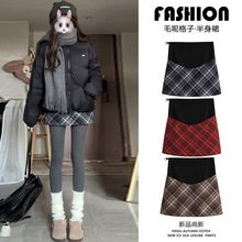 �ЋDѝ��ɫ����ë�ذ���ȹ�ﶬ��2025�¿��@��С����a�ְ��ζ�ȹ