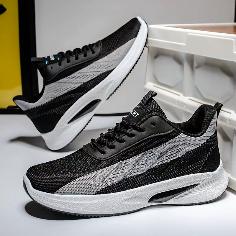 Новая осенняя и зимняя мужская обувь 2024 новая сетка дышащая повседневная спортивная обувь мягкая подошва мужская спортивная обувь