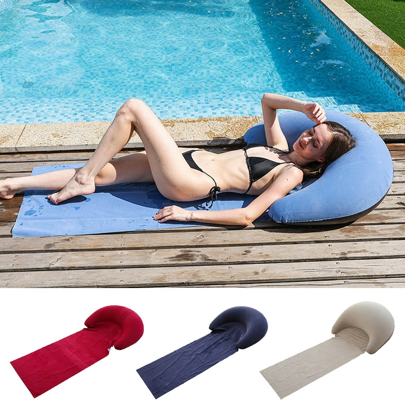 Кроссбордер горячий продажа легкое складное пляжное коврик Outdoor палатка с подушкой надувной спинка спальный коврик