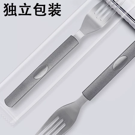 Высококачественные одноразовые вилки в индивидуальной упаковке для фруктового легкого салата, стейка, пасты, вилки для западной кухни, коммерческие утолщенные вилки