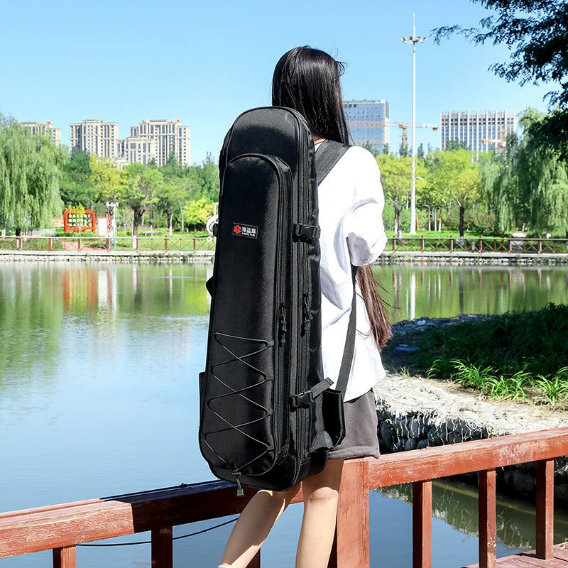 Новые сумки на плече Рыболовные сумки Рыболовные шесты сумки Рыболовные мешки Большая емкость наружные ласты сумки пистолет сумки сухое и влажное разделение легкое