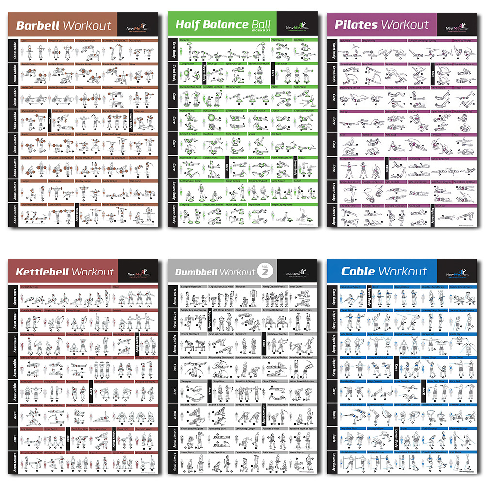 Cross-Border E-Commerce Hot Selling Fitness Gymnastics Posters Living Room Bedroom Hanging Paintings Gymnasium School Class Promotional Decorative Paintings