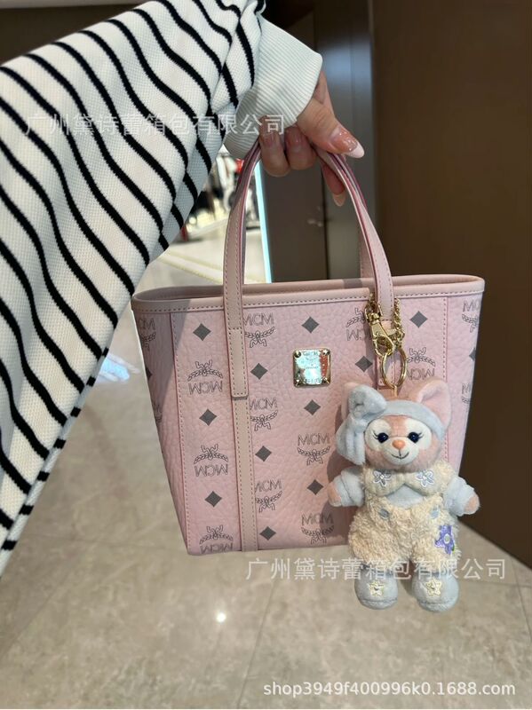 新款MC家菜篮子包经典印花迷你手提托特包潮流百搭单肩斜挎通勤包|undefined