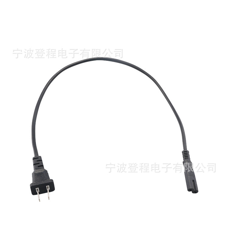 Factory Supply 2-Core Flat Power Cord Two Poles 1.0m Long Pvc Rubber National Standard Universal Wire Plug Wholesale