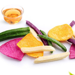 百草味綜合蔬菜乾60g箱規24包裝什錦蔬菜脆批發水果蔬菜混合裝