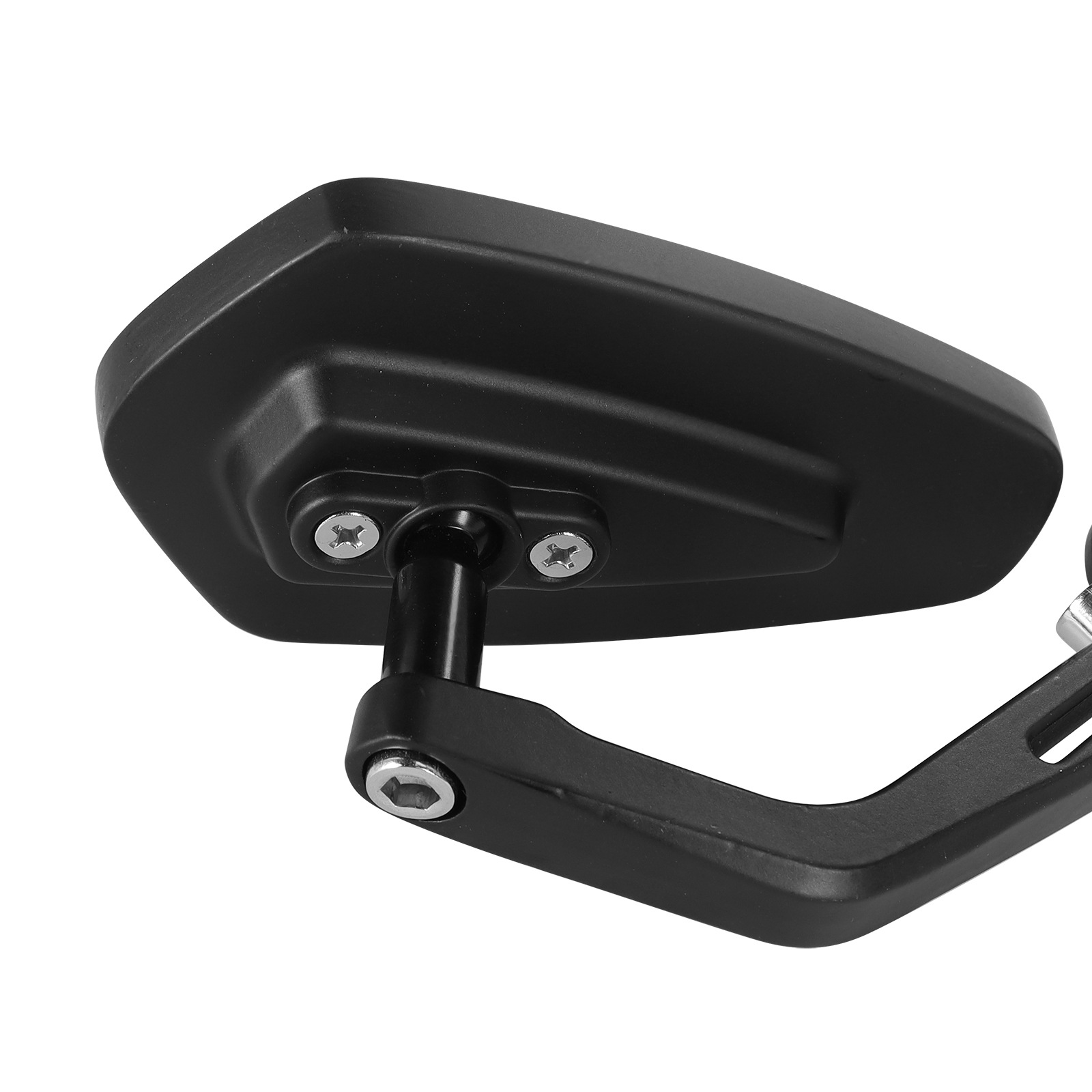 Motorcycle electric car rearview mirror handlebar folding mirror handle cover plug reflector rearview mirror rotatable blue mirror