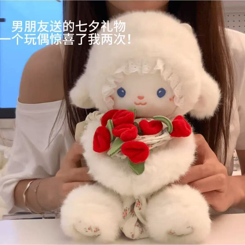 New Magnetic Rose Flower Plush Toy Doll Creative Bouquet for Couples Cross-Border Foreign Trade Wholesale New Magnetic Rose Flower Plush Toy Doll Creative Bouquet for Couples Cross-Border Foreign Trade Wholesale