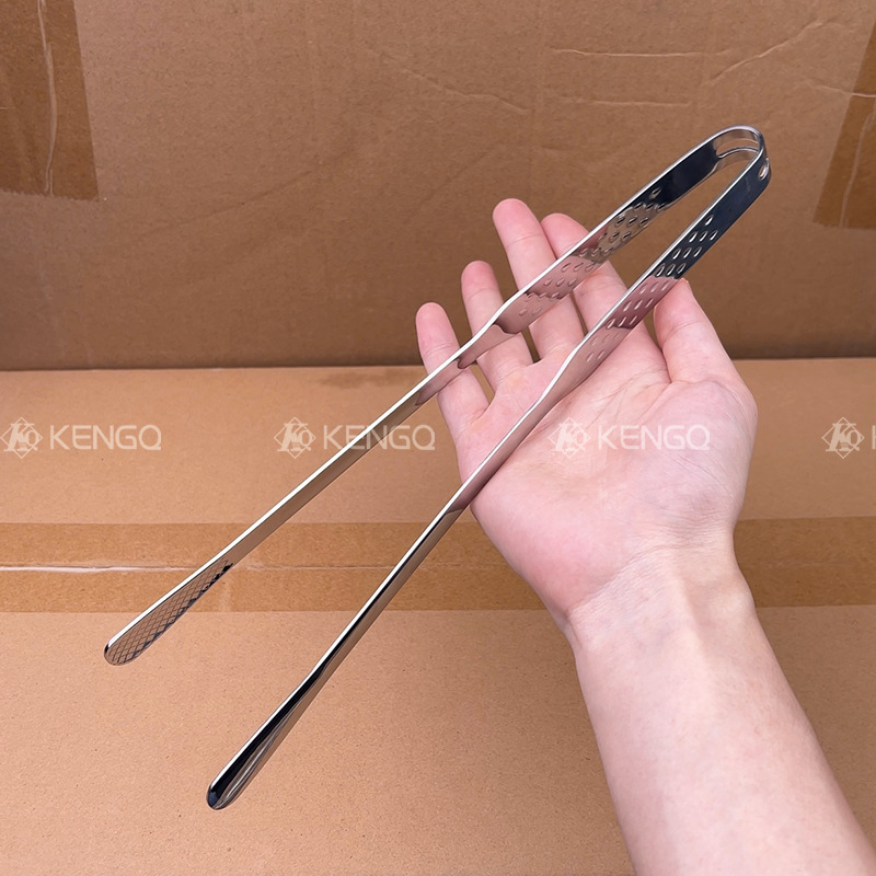 316L acero inoxidable abrazadera de barbacoa de estilo coreano cocina doméstica multifuncional abrazadera de comida buffet abrazadera de filete a prueba de quemaduras
